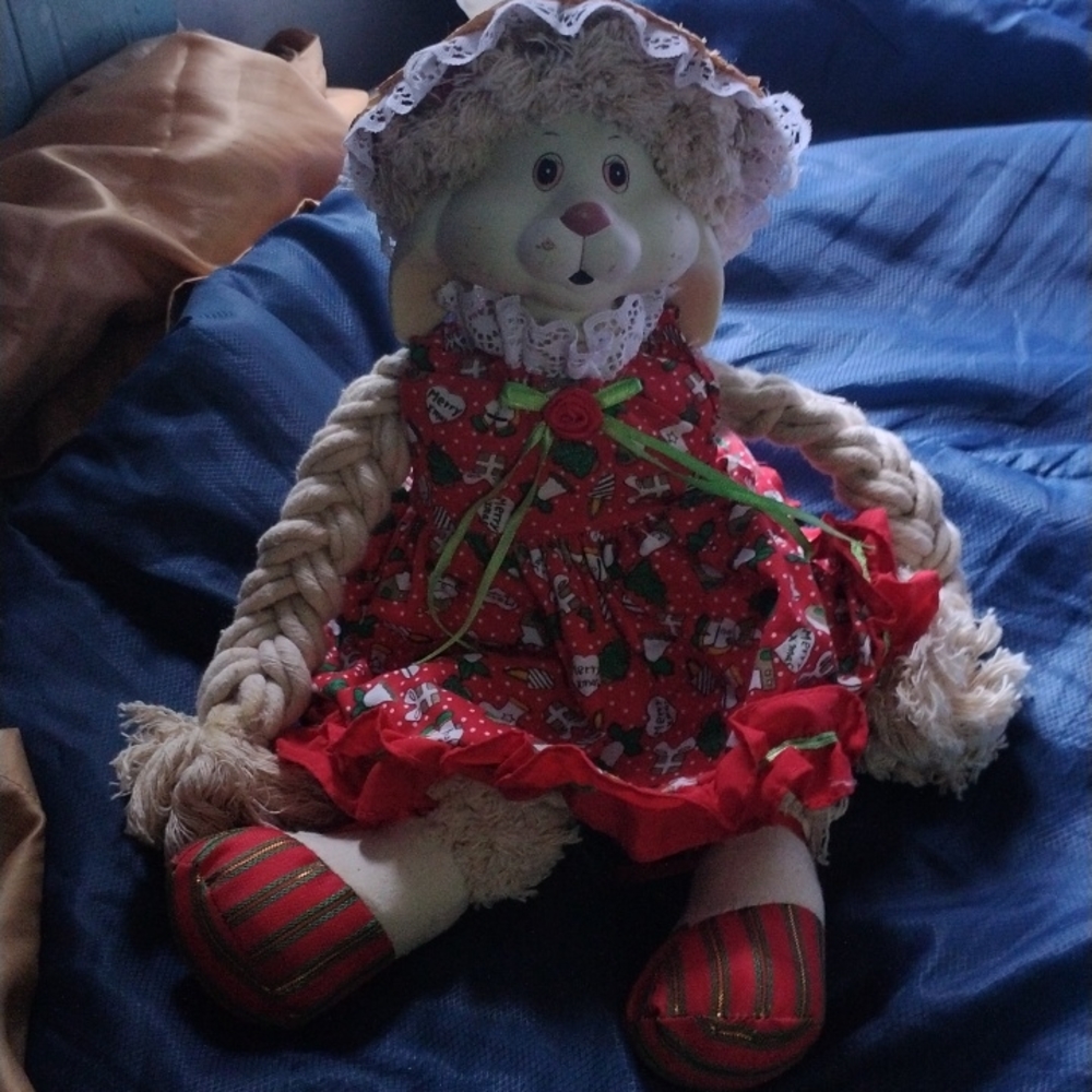 Vtg 1993 House of Lloyd Christmas Around The World Flossie Bunny